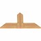Ekena Millwork Portland Timber Gable Bracket, Western Red Cedar, 36"W x 19"H x 1 1/2"D x 5 1/2"F, 13/12 Pitch GBW036X19X0206POR00SWR - alternate 5